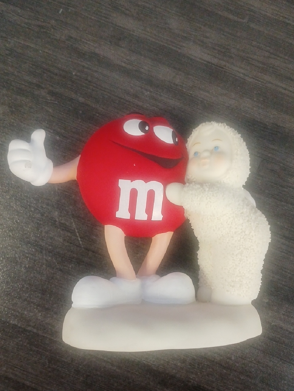 M&M'S Red Character Figurine with White Lamb